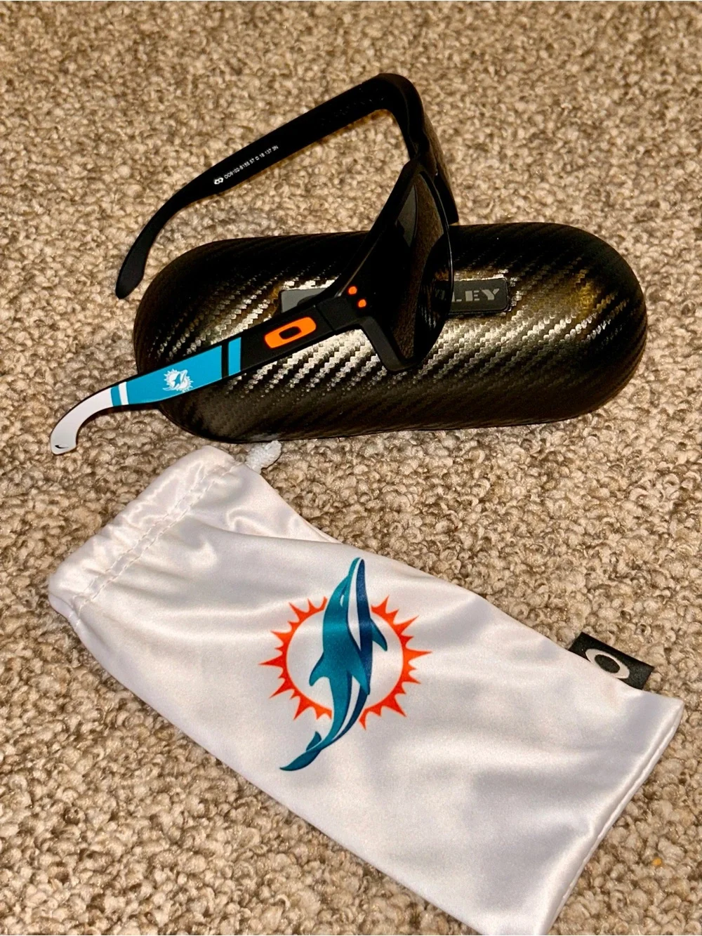 Oakley Miami Dolphins Holbrook Sunglasses OO9102-S155 Prizm Black